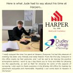 Jude's Work Experience At Harpers
