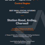 Best Small Social Housing Development Central Region - WINNER!